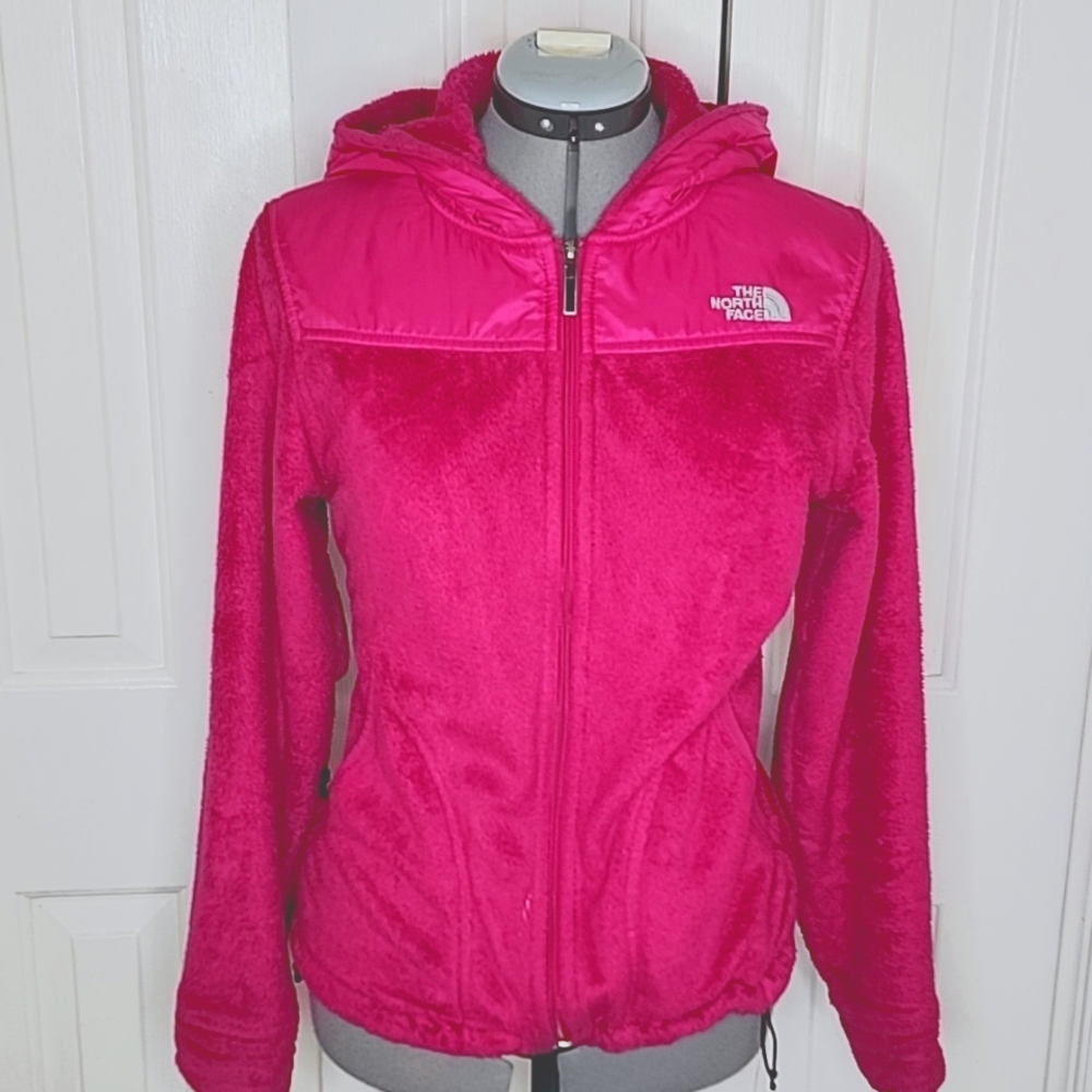 The North Face Osito Fleece Hooded Jacket Size SP Magenta Pink